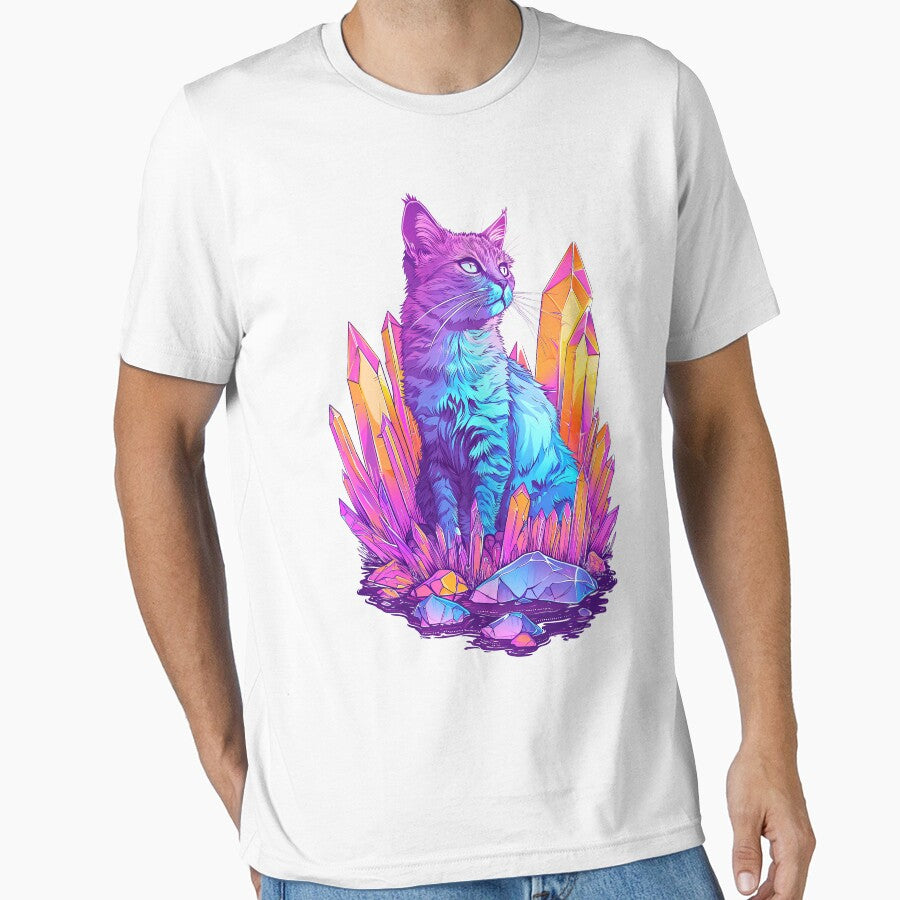 Cat with Crystals by Darmoks-Geeks T-Shirts, Hoodie, Sweatshirt | BlankRebels.com (Image 1)