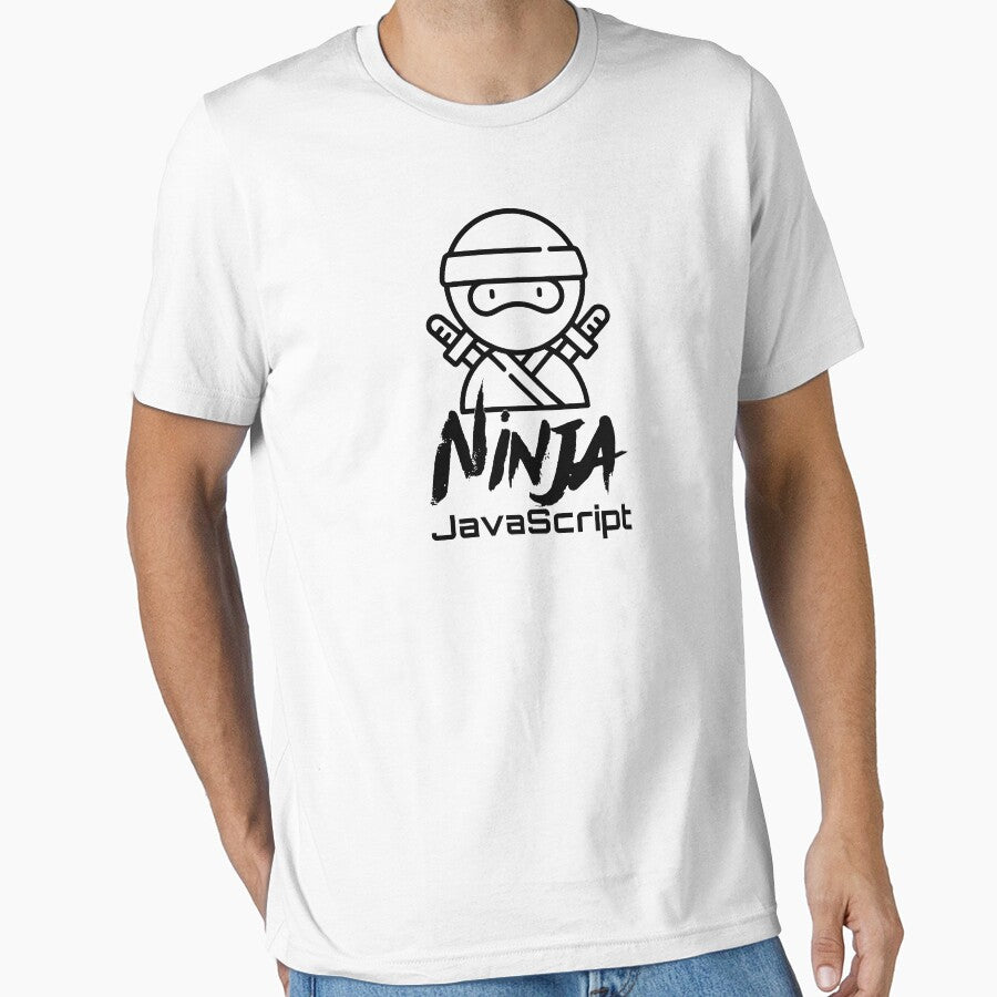 JavaScript Ninja (black) by Stornu2Ruedas T-Shirts, Hoodie, Sweatshirt | BlankRebels.com (Image 1)