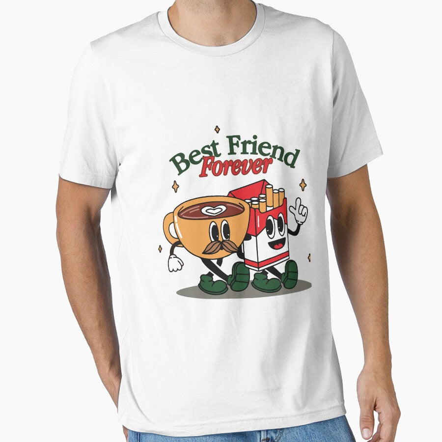 Cofe & Smoky - Best Friend Forever by HichamMissiame T-Shirts, Hoodie, Sweatshirt | BlankRebels.com (Image 1)