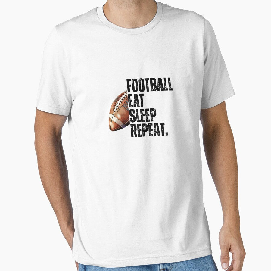 FOOTBALL, EAT, SLEEP, REPEAT. by Storm4Clo