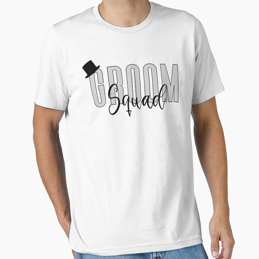 groom squad with hat by Drahmed T-Shirts, Hoodie, Sweatshirt | BlankRebels.com (Image 1)