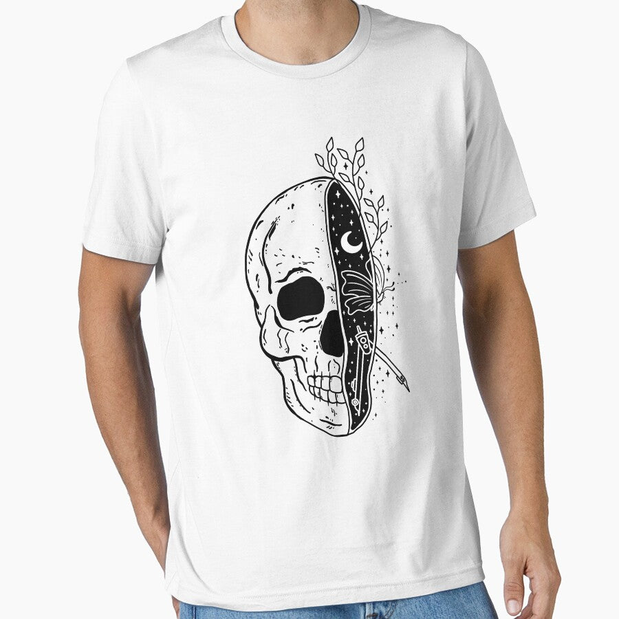 Skull and Science by ethnicdrawing T-Shirts, Hoodie, Sweatshirt | BlankRebels.com (Image 1)