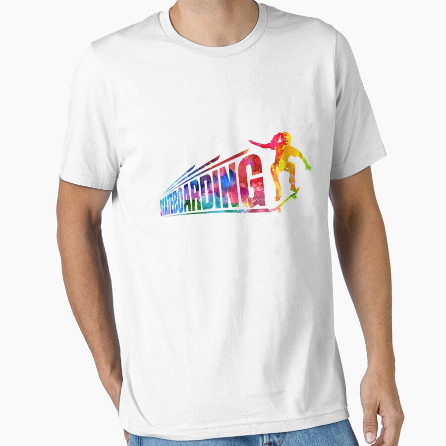Skateboarding Bigger watercolor by Kaylee-Rachael T-Shirts, Hoodie, Sweatshirt | BlankRebels.com (Image 1)