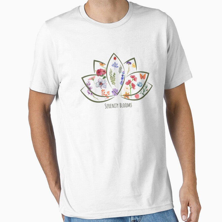 Serenity Blooms: Lotus Love by LyricsWear T-Shirts, Hoodie, Sweatshirt | BlankRebels.com (Image 1)