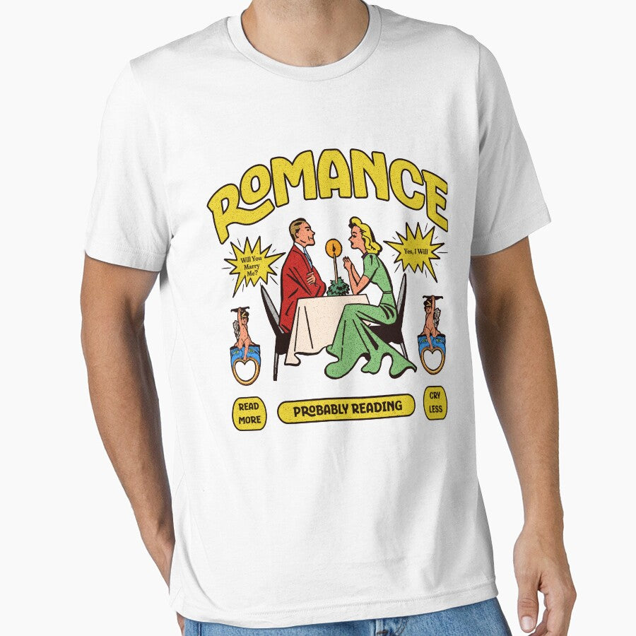 Vintage Romance Probably Reading, Gift For Reader or Writer Romance by Jolycoco T-Shirts, Hoodie, Sweatshirt (Image 1)