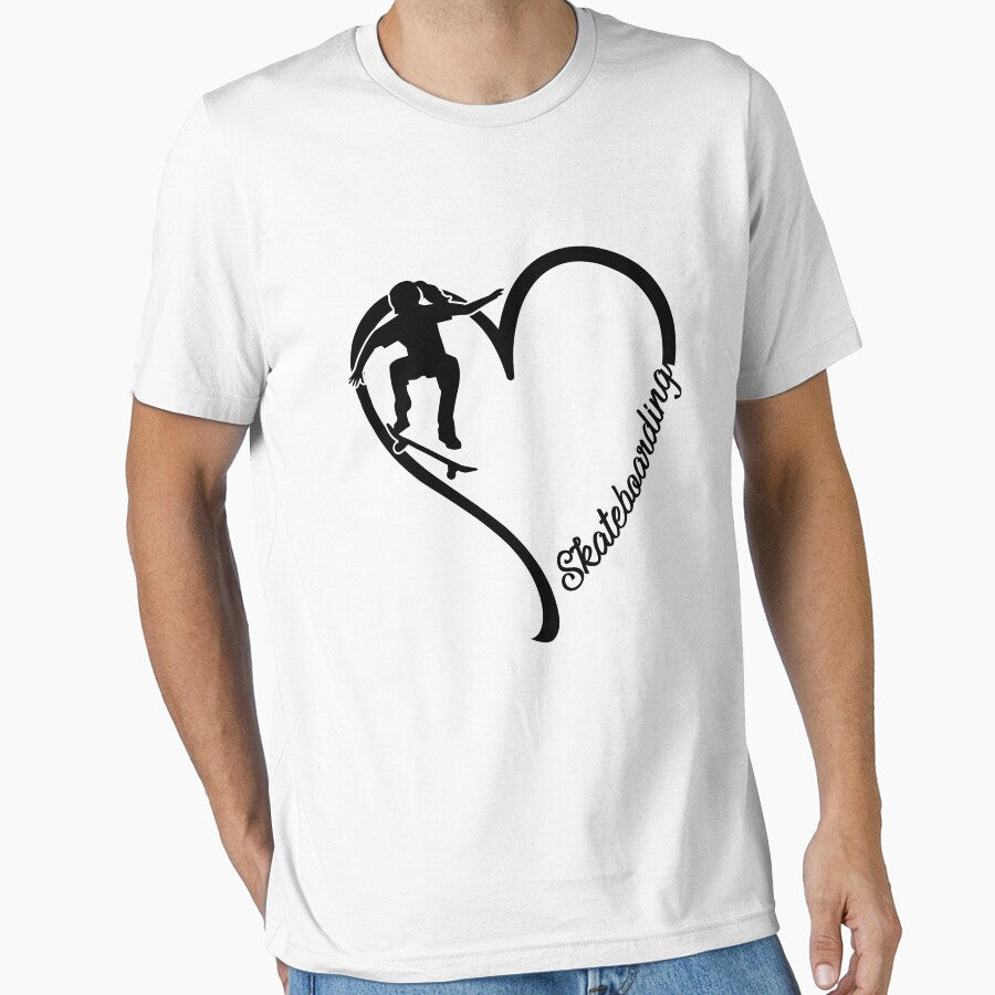 Skateboarding heart by tuyetnhung98 T-Shirts, Hoodie, Sweatshirt | BlankRebels.com (Image 1)