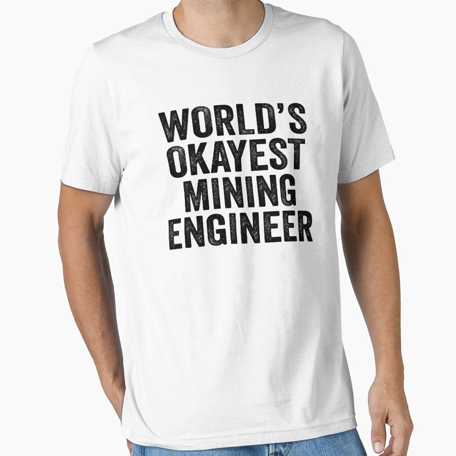 World's okayest Network engineer Shirt, Funny Network engineer Dad Husband, Network engineer Birthday Christmas... (Image 1)