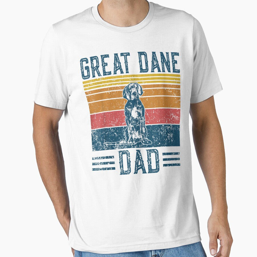 Dog Dad - Vintage Great by porcobkadeyq T-Shirts, Hoodie, Sweatshirt | BlankRebels.com (Image 1)