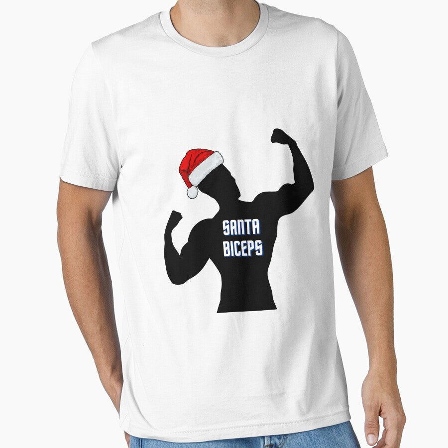 Santa biceps true workout by GrafDot T-Shirts, Hoodie, Sweatshirt | BlankRebels.com (Image 1)
