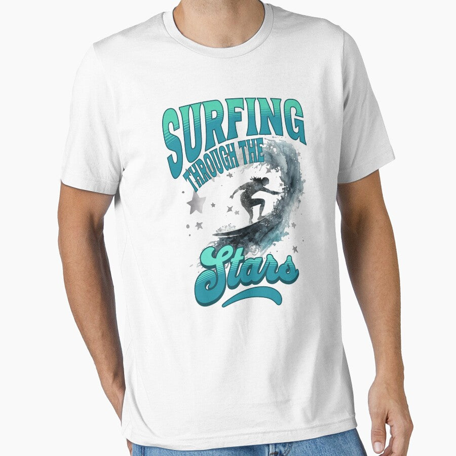 Surfing Through Stars T-Shirts, Hoodie, Sweatshirt