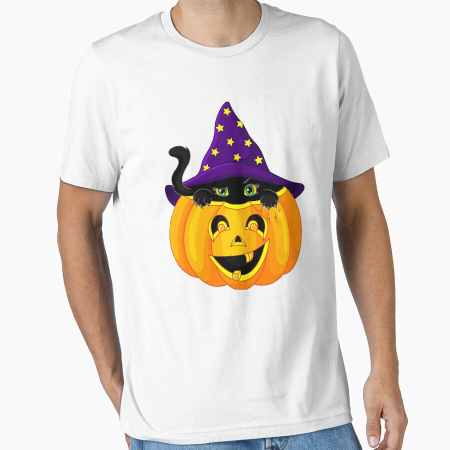 Halloween Black Cat by WilliamQuinnell T-Shirts, Hoodie, Sweatshirt | BlankRebels.com (Image 1)