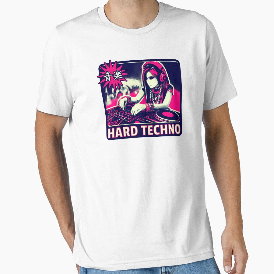 Hard Techno - Japanese DJ Underground Rave by Urban-Alien T-Shirts, Hoodie, Sweatshirt | BlankRebels.com (Image 1)