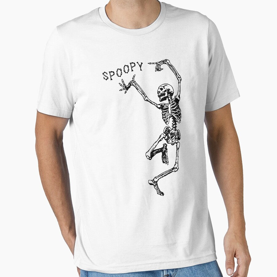 SpoopySpoopyy Skeleton Funny Halloween by Teapot-art T-Shirts, Hoodie, Sweatshirt | BlankRebels.com (Image 1)