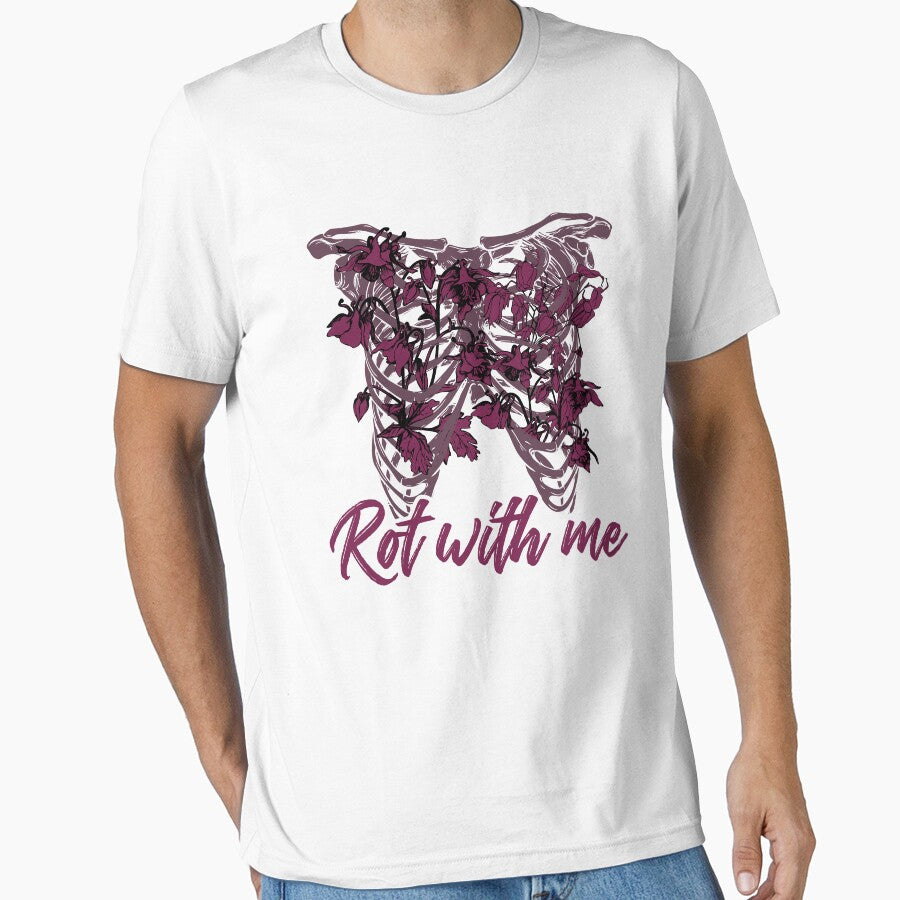Rot With Me Funny Halloween by Bemumd-art T-Shirts, Hoodie, Sweatshirt | BlankRebels.com (Image 1)