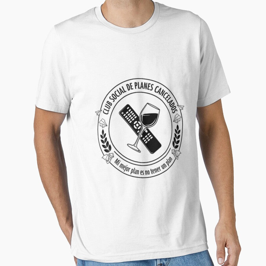 Cancelled Plans Social Club (Emblem for Introverts and Couch Lovers) by Punto y Aparte T-Shirts, Hoodie, Sweatshirt (Image 1)