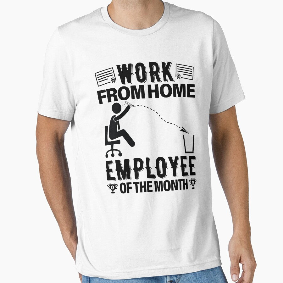 Work From Home Employee Of The Month Employed by GravitiTees T-Shirts, Hoodie, Sweatshirt | BlankRebels.com (Image 1)