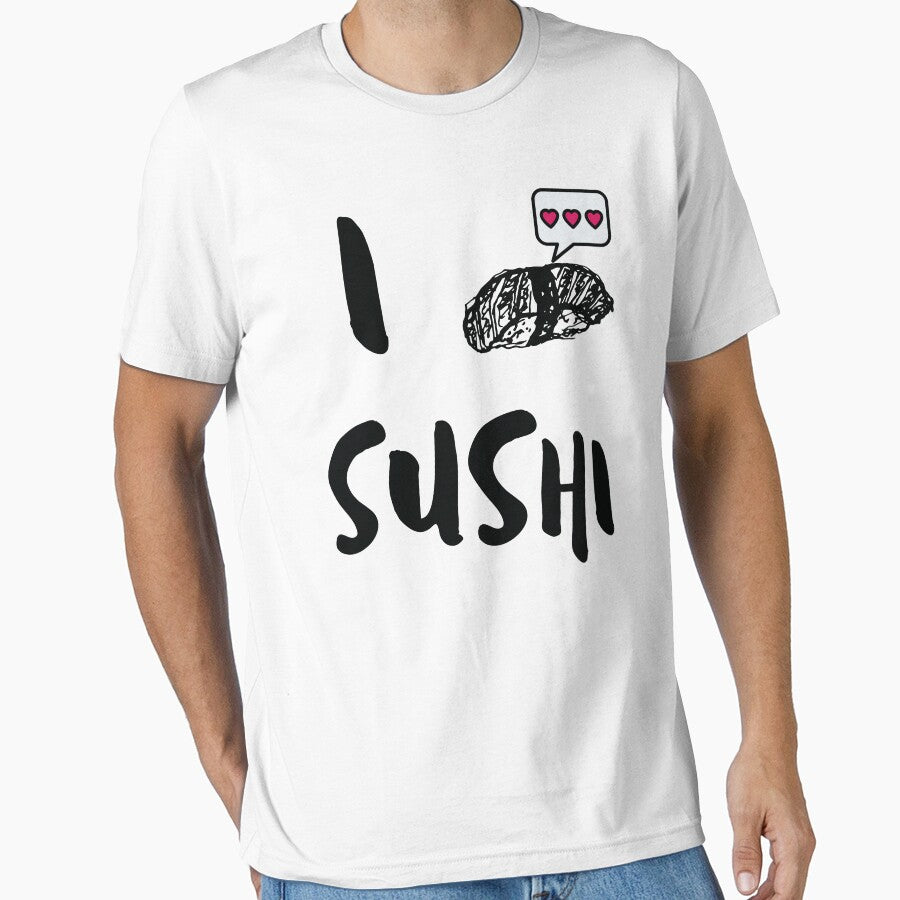 I Love Sushi Social Media Graphic by BossyCatHome T-Shirts, Hoodie, Sweatshirt | BlankRebels.com (Image 1)