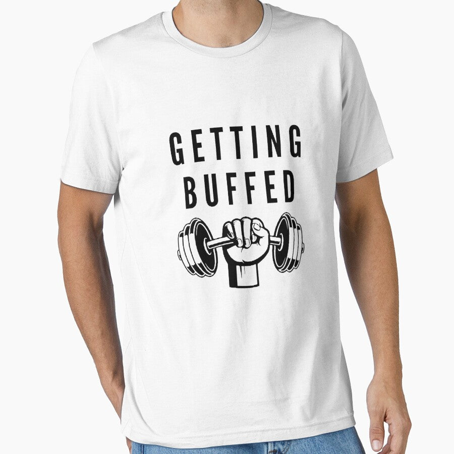 Getting Buffed | Gym Motivation | T-shirt by Neo Mitou Hoodie, Sweatshirt | BlankRebels.com (Image 1)