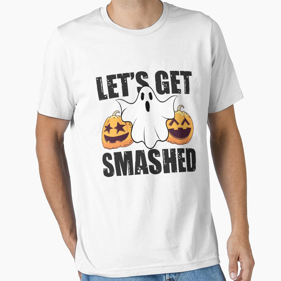 Let's Get Smashed Funny Pumpkin Boo Halloween by Bemumd-art T-Shirts, Hoodie, Sweatshirt | BlankRebels.com (Image 1)