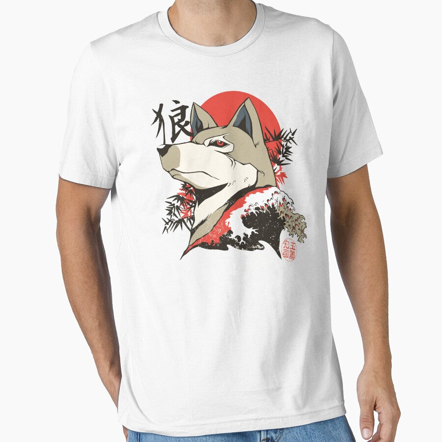 JAPANESE WOLF T-SHIRT TEE SWEATER HOODIE GIFT PRESENT BIRTHDAY CHRISTMAS by Timcito Sweatshirt | BlankRebels.com (Image 1)