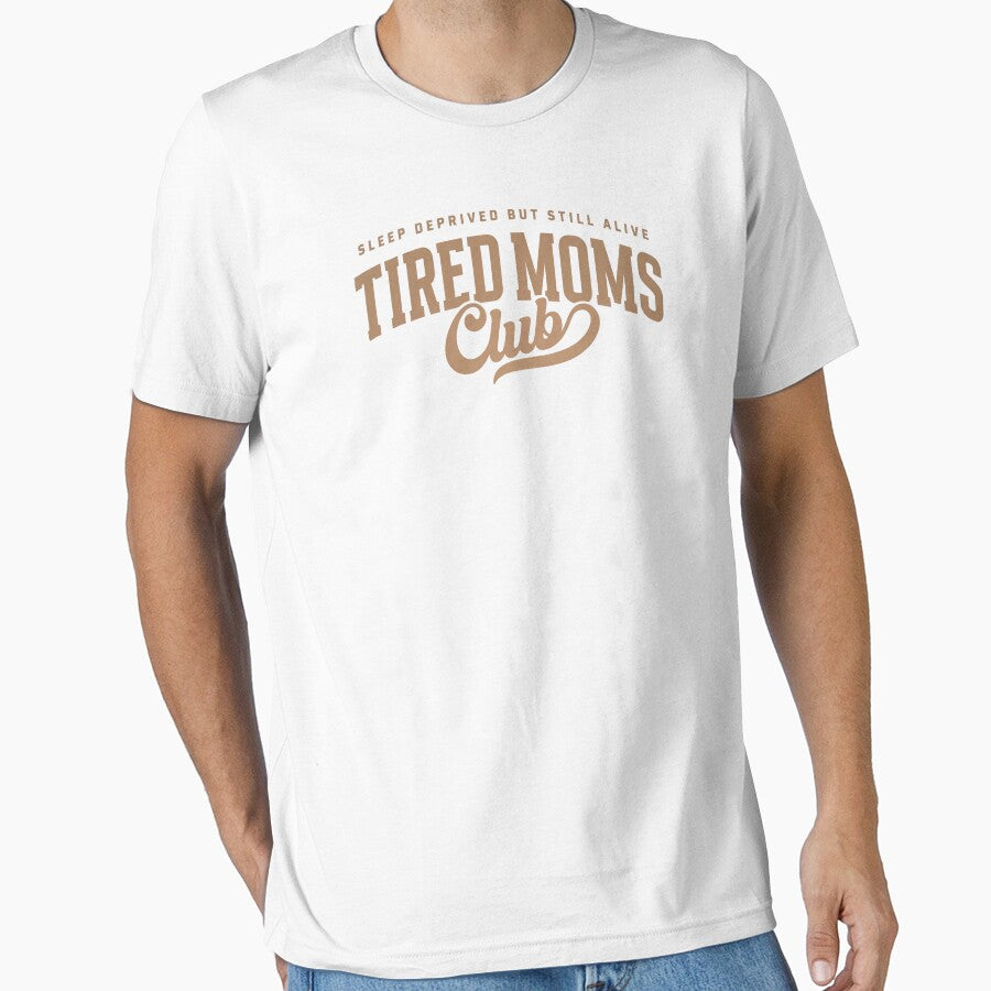 Sleep Deprived But Still Alive Tired Moms Club by raccoon2opossum T-Shirts, Hoodie, Sweatshirt | BlankRebels.com (Image 1)