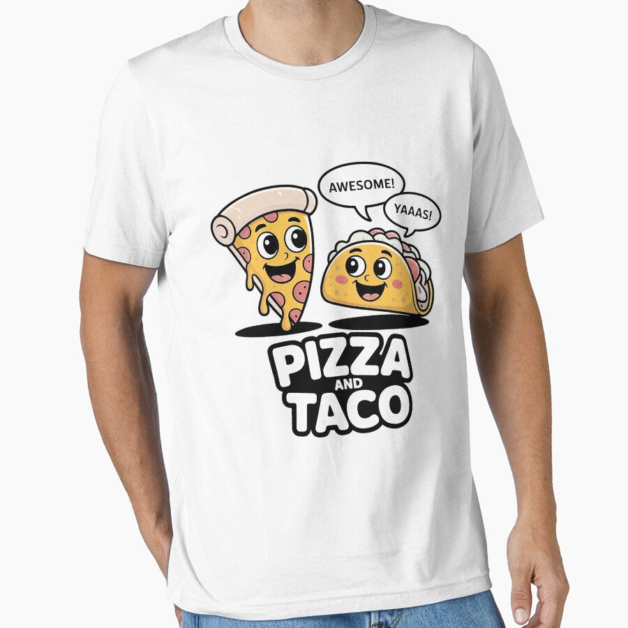 Pizza and Taco Awesome Yaas by LindseyKris T-Shirts, Hoodie, Sweatshirt | BlankRebels.com (Image 1)