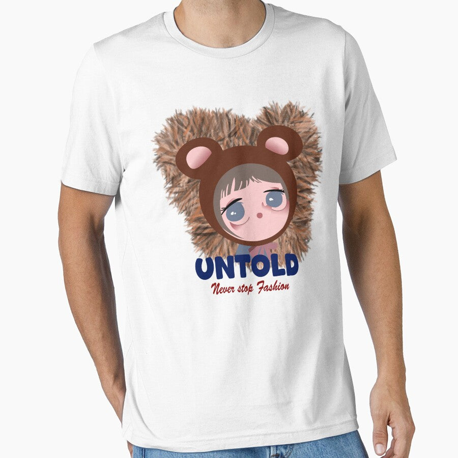 Untold Cute Bear T-Shirt - Fashion Never Stops Design by OSEAN24