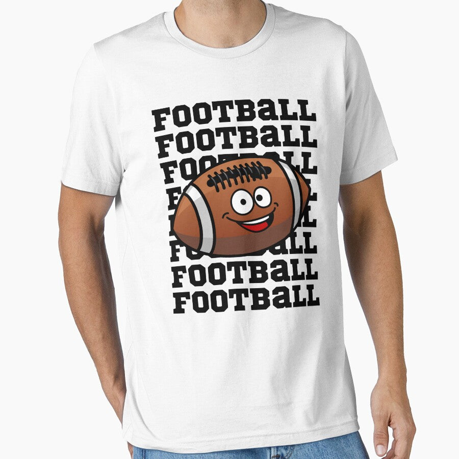 Cute Funny Kawaii Football by JRice66 T-Shirts, Hoodie, Sweatshirt | BlankRebels.com (Image 1)