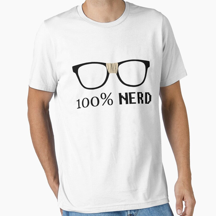 100% Nerd Black Font by Tollbridge T-Shirts, Hoodie, Sweatshirt | BlankRebels.com (Image 1)