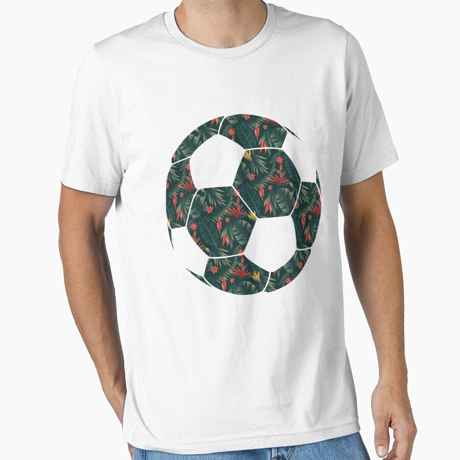 Cute Soccer Ball Flower Background Gift Soccer Lover Costume by sheamgjirij