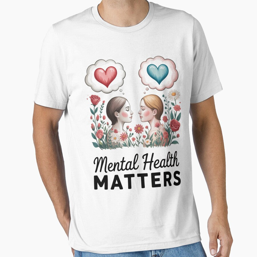 Yellow Mental Health Awareness - Mental Health Matters by Sea4Adventures T-Shirts, Hoodie, Sweatshirt (Image 1)