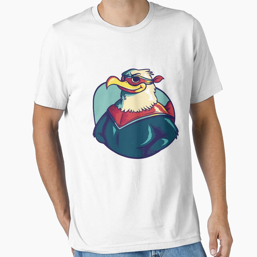 Superhero eagle funny Inspiration Graphic Design Art Cool by DrawHandArt