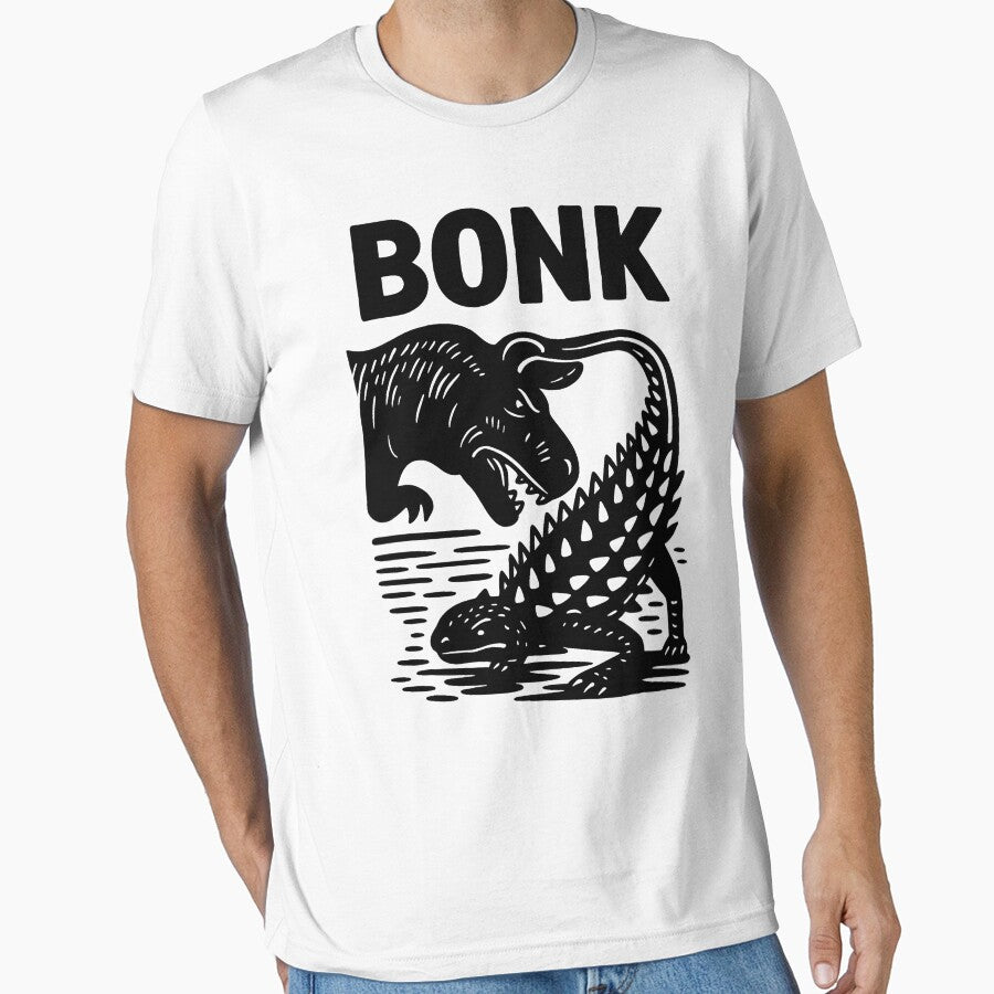 Funny Bonk Dinosaur Ankylosaurus Dino Prehistoric Humor by pansak T-Shirts, Hoodie, Sweatshirt | BlankRebels.com (Image 1)