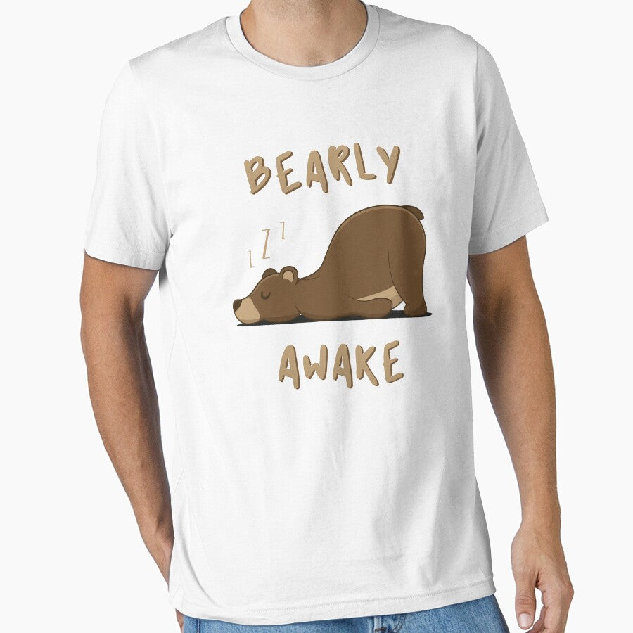 Bearly Awake - Cute Bear by PaulSDesign