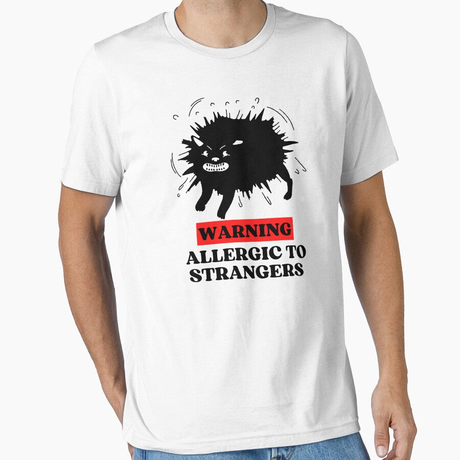 WARNING ALLERGIC TO STRANGERS - Funny Cat Pictures with Captions and Cat Sayings by FunnyCatsFam