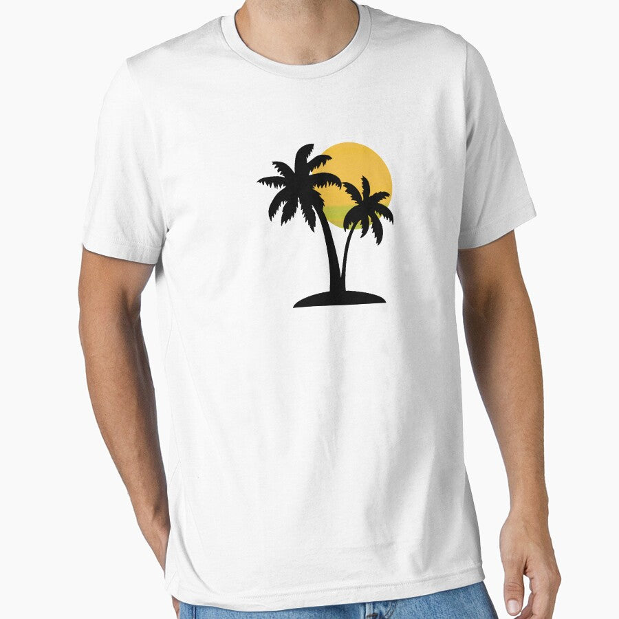 clouds plam trees sunset by salim arougou T-Shirts, Hoodie, Sweatshirt | BlankRebels.com (Image 1)
