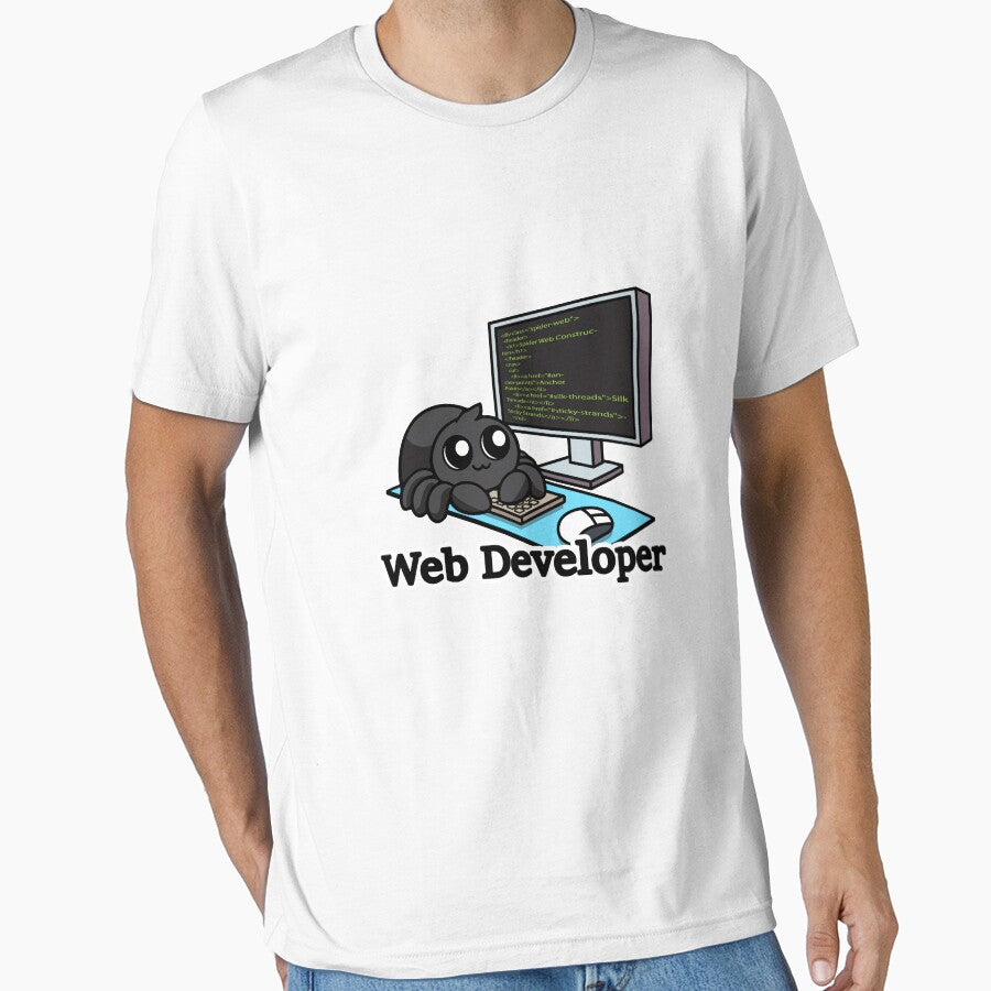 Web Developer - Born to Spin Code by techkitchensink T-Shirts, Hoodie, Sweatshirt | BlankRebels.com (Image 1)
