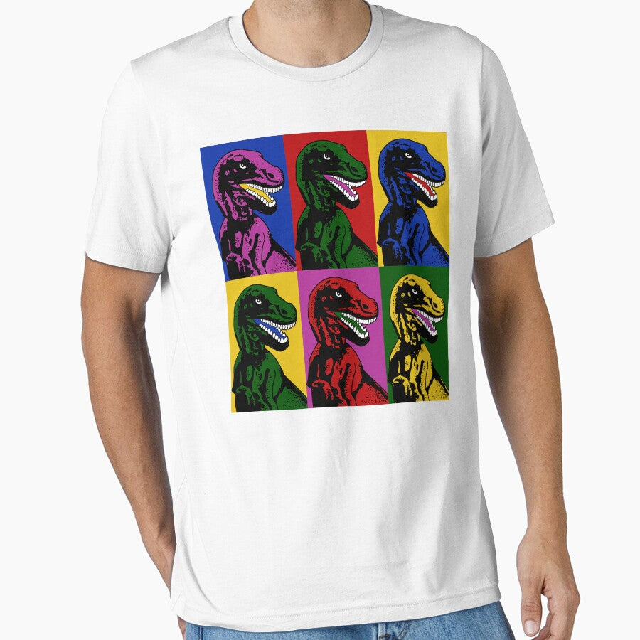 Dinosaur Pop Art by Michael Brian T-Shirts, Hoodie, Sweatshirt | BlankRebels.com (Image 1)