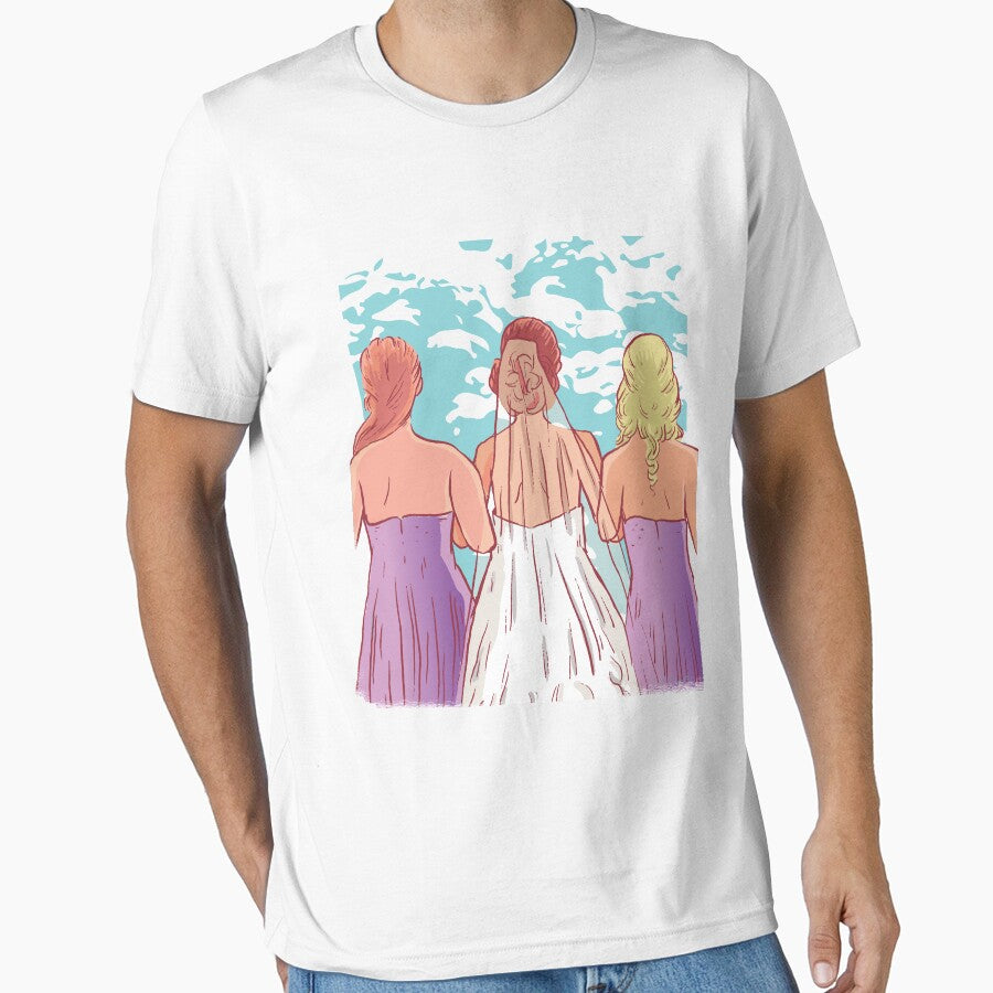Bride and Bridesmaids Wedding day by TamGustam T-Shirts, Hoodie, Sweatshirt | BlankRebels.com (Image 1)