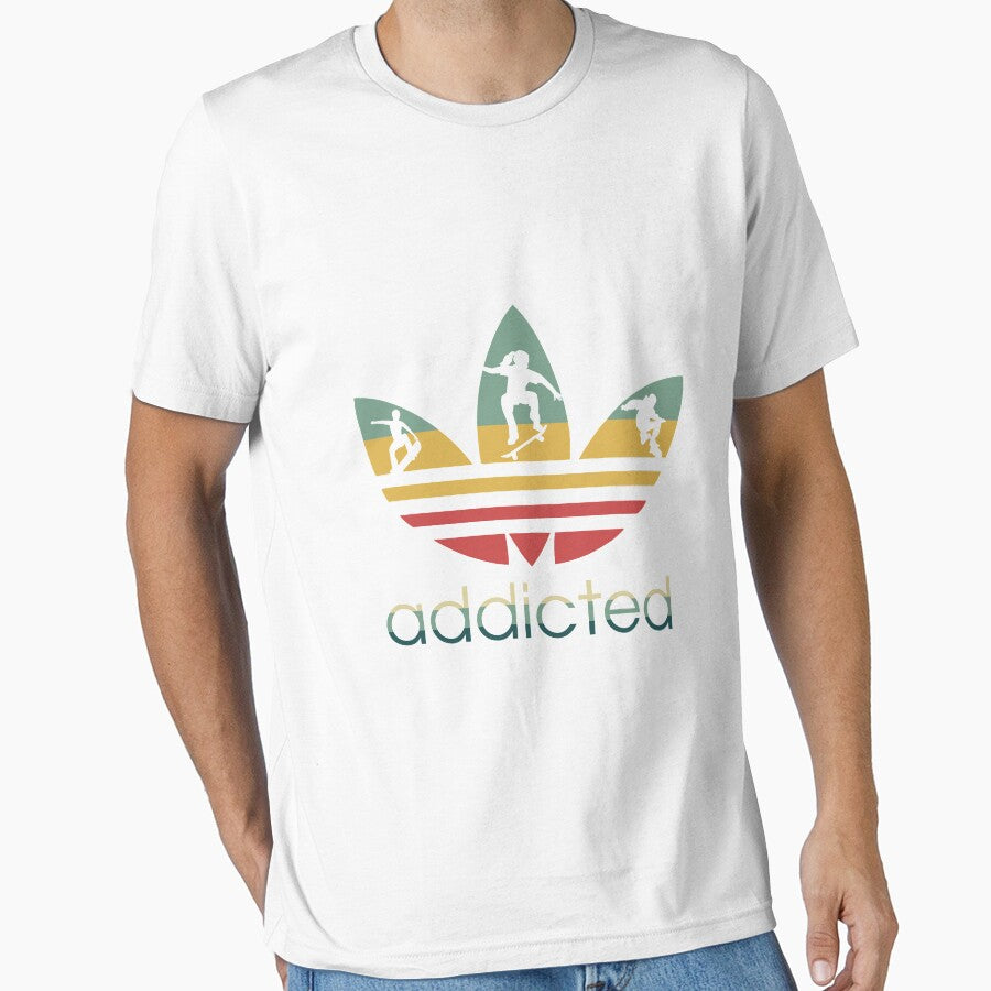 Skateboarding addicted vintage by chibichibii T-Shirts, Hoodie, Sweatshirt | BlankRebels.com (Image 1)
