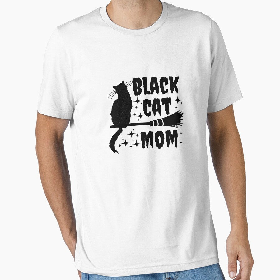 Black Cat Mom | Black Cat Lover | Halloween by Presto Prints Design T-Shirts, Hoodie, Sweatshirt | BlankRebels.com (Image 1)