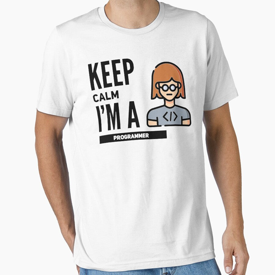 Keep Calm I'm A Programmer (color black) by Stornu2Ruedas T-Shirts, Hoodie, Sweatshirt | BlankRebels.com (Image 1)