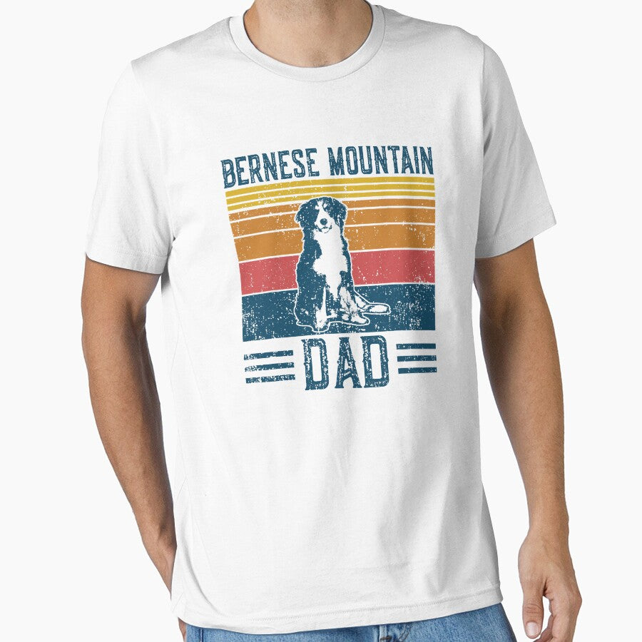 Dog Berner Dad Vintage Bernese Mountain Dad by HardiKel T-Shirts, Hoodie, Sweatshirt | BlankRebels.com (Image 1)