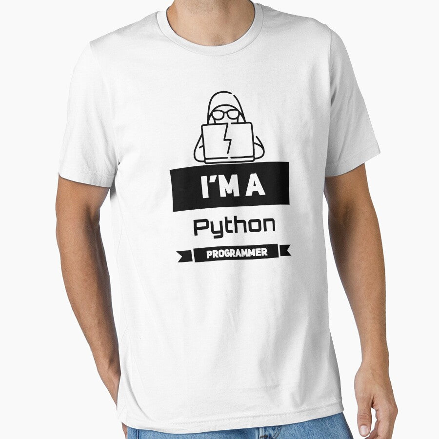 I'm a Python Programmer (black) by Stornu2Ruedas T-Shirts, Hoodie, Sweatshirt | BlankRebels.com (Image 1)