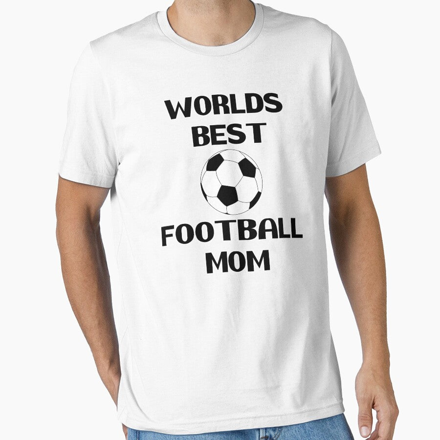 Worlds Best Soccer Football Mom Best Loving Mother Quote Graphic by DoctorParanoid