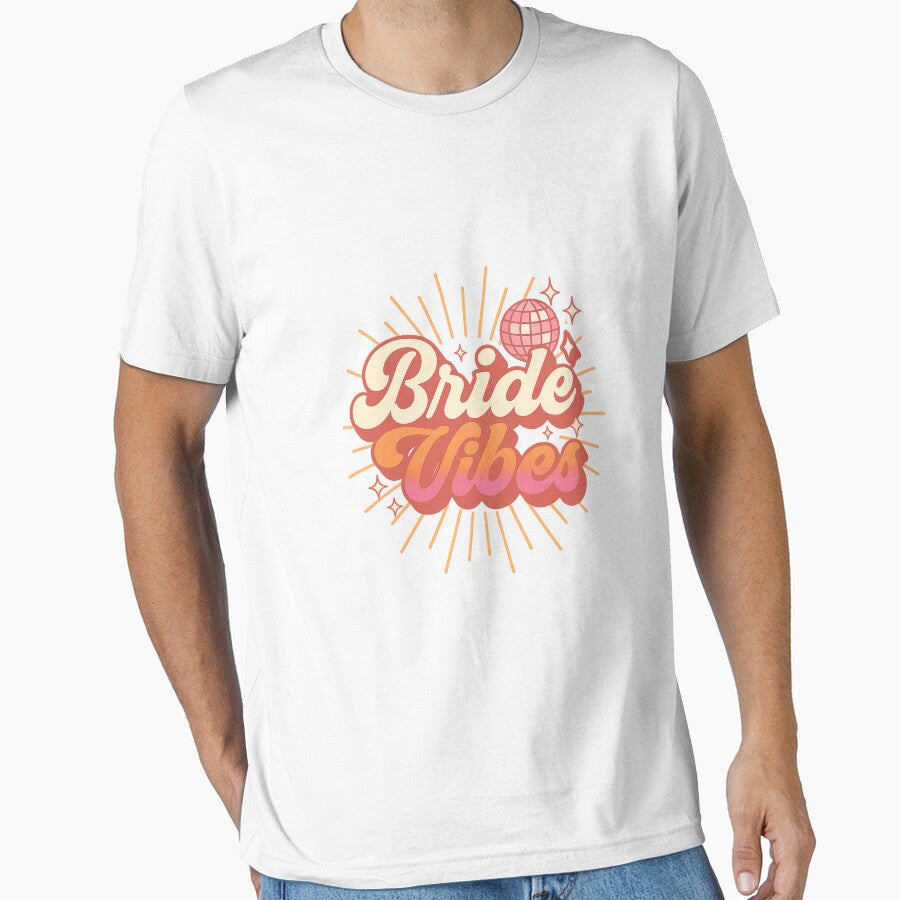 Bride Vibes – Retro 70s-Inspired Bachelorette Party Shirt Design by SashandSass Hoodie, Sweatshirt (Image 1)
