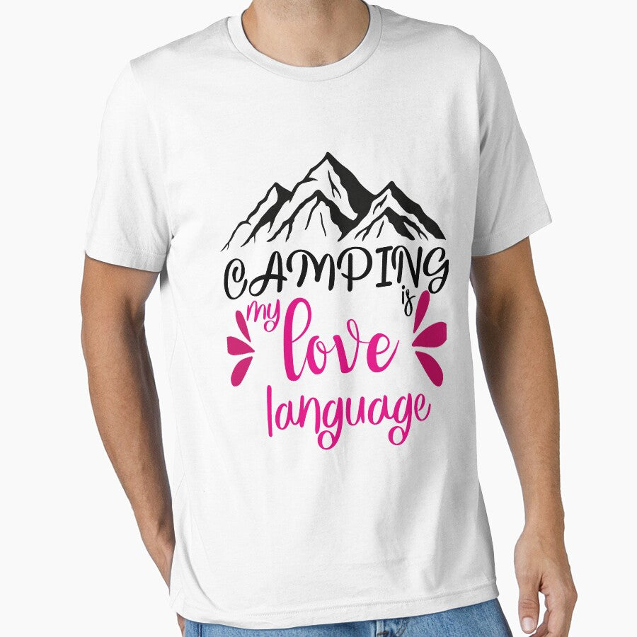 Camping is my love language by abooobrand T-Shirts, Hoodie, Sweatshirt | BlankRebels.com (Image 1)