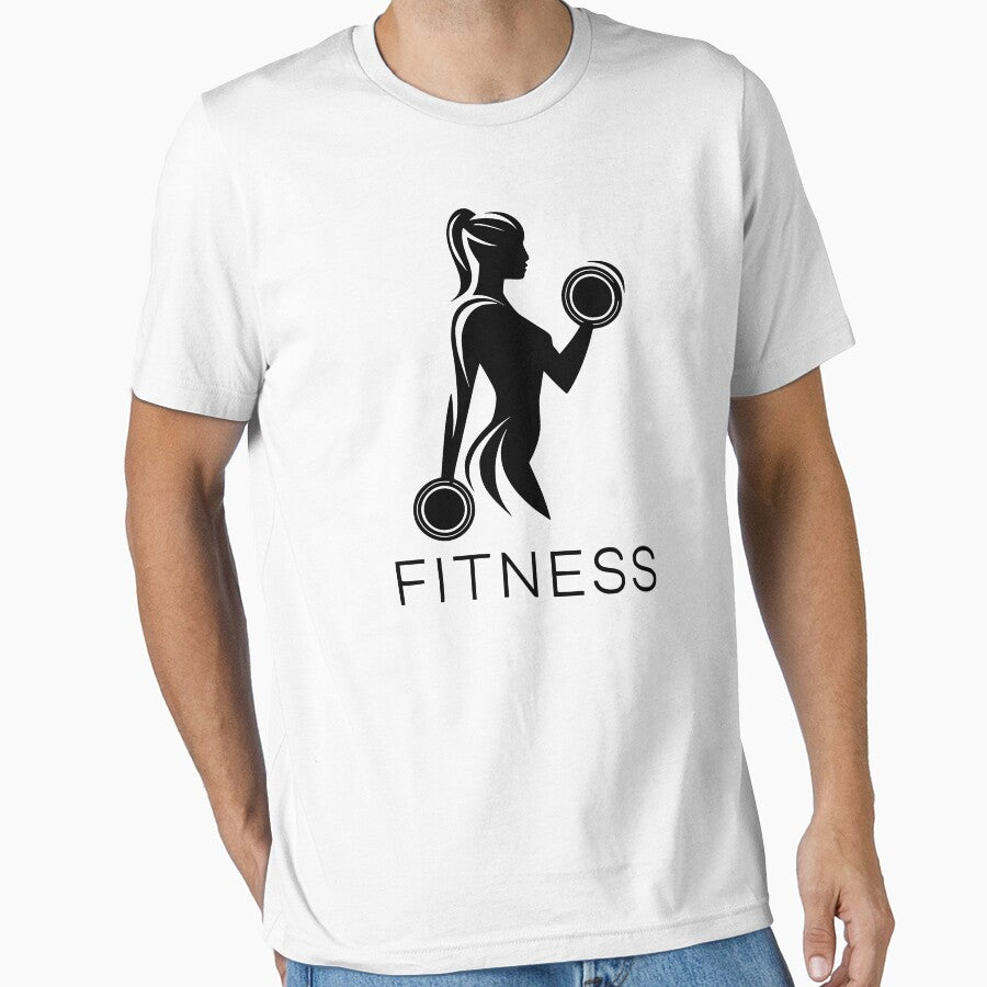 Elevate Your Fitness Journey - strength and motivation motto by GraphicDream T-Shirts, Hoodie, Sweatshirt (Image 1)