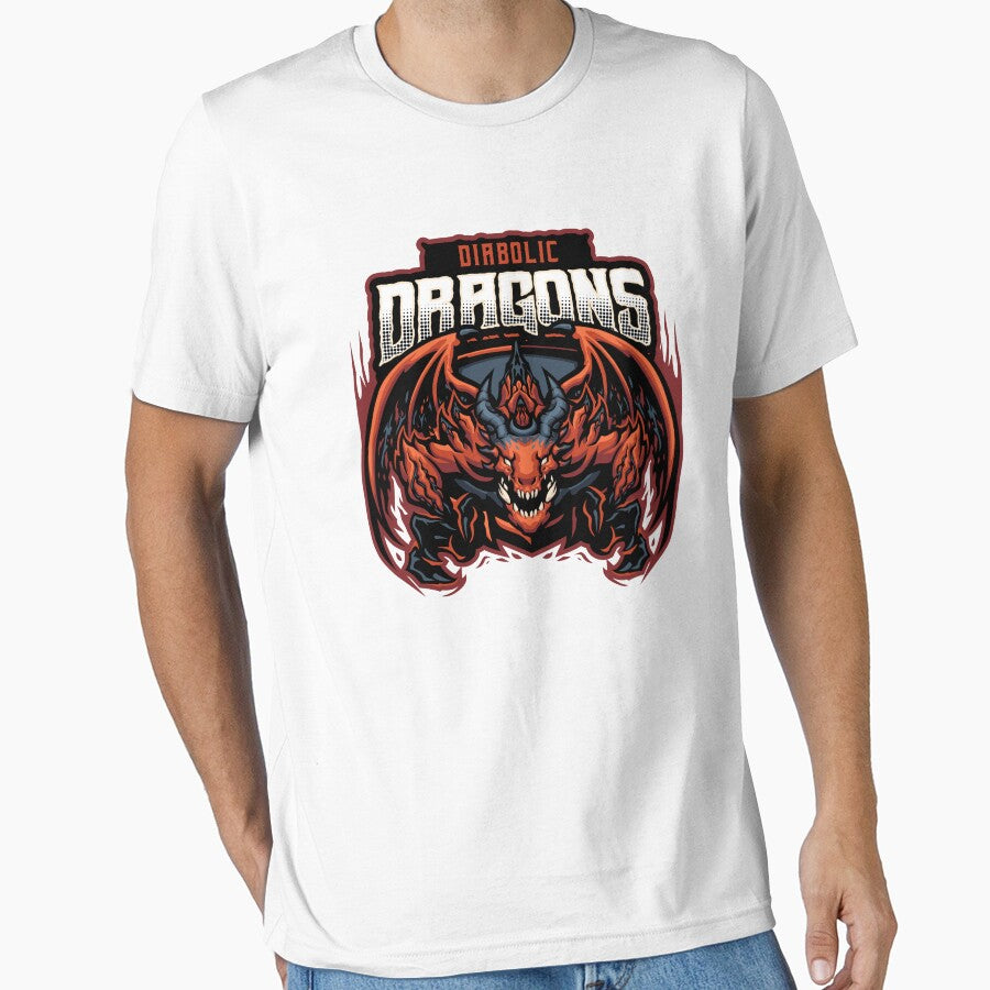 Diabolic Dragon Mascot by AnimalLover4eva T-Shirts, Hoodie, Sweatshirt | BlankRebels.com (Image 1)