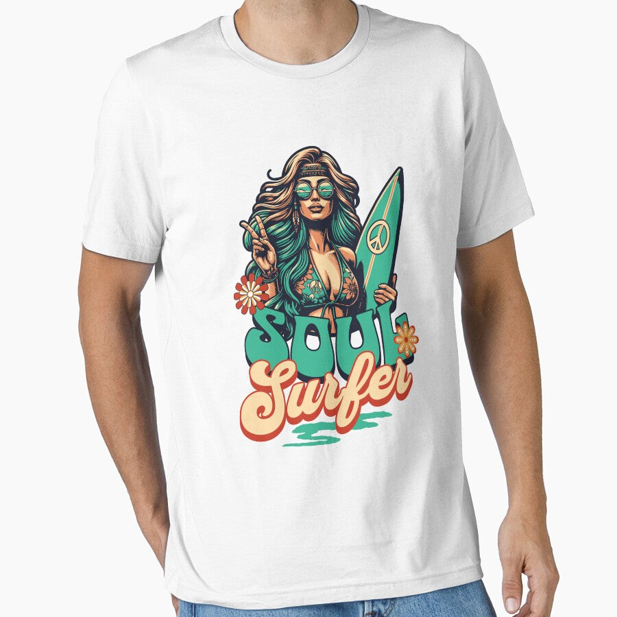 Hippie Surf Girl T-Shirt by alexbrown583 Hoodie, Sweatshirt | BlankRebels.com (Image 1)